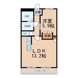 コンフォース２１の物件間取画像